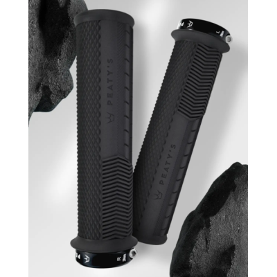 Mânere de bicicletă Peaty's Monarch Grip - Knurl - Subțire - Negru Mânere de bicicletă Peaty's Monarch Grip - Knurl - Subțire - Negru