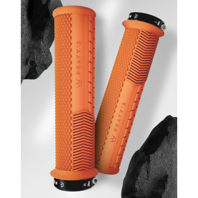 Mânere de bicicletă Peaty's Monarch Grip - Knurl - Subțire - Mango Mânere de bicicletă Peaty's Monarch Grip - Knurl - Subțire - Mango