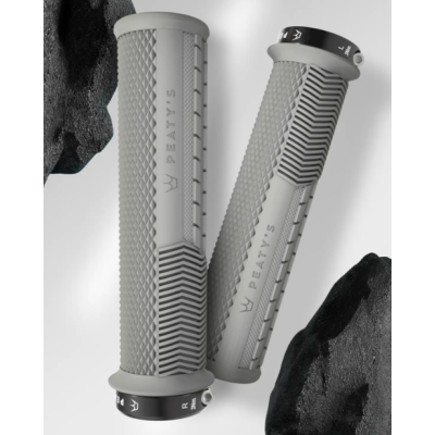 Mânere de bicicletă Peaty's Monarch Grip - Knurl - Subțire - Slate Mânere de bicicletă Peaty's Monarch Grip - Knurl - Subțire - Slate