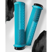 Mânere de bicicletă Peaty's Monarch Grip - Knurl - Subțire - Turcoaz thumb