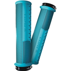 Mânere pentru bicicletă Peaty's Monarch Grip - Mushroom - Thick - Turquoise