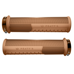 Mânere de bicicletă Peaty's Monarch Grip - Mushroom - Thin - Gum