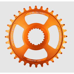 Placă Velo BURGTEC Thick Thin Chainring pentru Shimano Direct Mount - 30T - Iron Bro Orange Placă Velo BURGTEC Thick Thin Chainring pentru Shimano Direct Mount - 30T - Iron Bro Orange