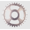 Placă Velo BURGTEC Thick Thin Chainring pentru Shimano Direct Mount - 30T - Argintiu Rhodium