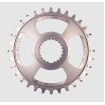 Placă de Velo BURGTEC Thick Thin Chainring pentru Shimano Direct Mount - 32T - Argintiu Rhodium Placă de Velo BURGTEC Thick Thin Chainring pentru Shimano Direct Mount - 32T - Argintiu Rhodium thumb