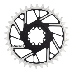 Placă de Velo BURGTEC 3mm Offset Thick Thin Chainring pentru SRAM 8-Bolt - 34T - Burgtec Negru Placă de Velo BURGTEC 3mm Offset Thick Thin Chainring pentru SRAM 8-Bolt - 34T - Burgtec Negru