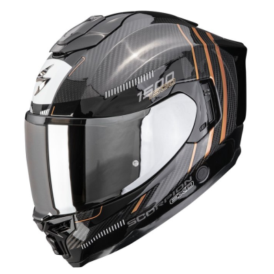Cască SCORPION EXO-1500 CARBON AIR ZITY Black-Copper