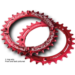 Placă de bicicletă RACE FACE CHAINRING SINGLE NARROW WIDE 104X30 ROȘIE Placă de bicicletă RACE FACE CHAINRING SINGLE NARROW WIDE 104X30 ROȘIE