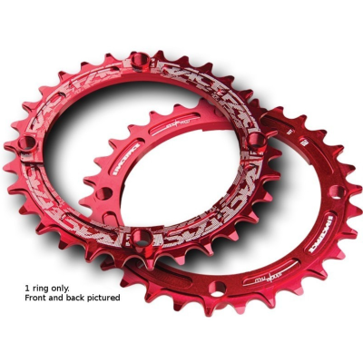 Placă de bicicletă RACE FACE CHAINRING SINGLE NARROW WIDE 104X30 ROȘIE