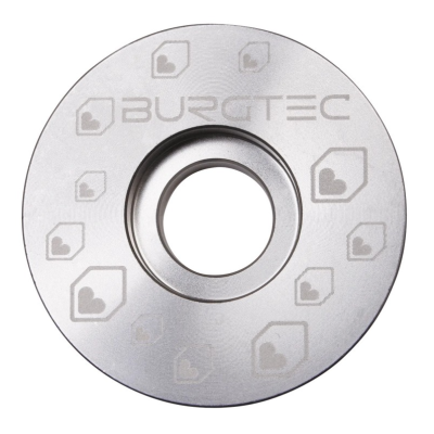 Capac de bicicletă BURGTEC Top Cap - Rhodium Silver