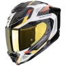 Cască SCORPION EXO-1500 AIR SLEEK Alb-Albastru-Galben