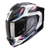 Cască SCORPION EXO-1500 AIR SLEEK alb-Negru-Roz