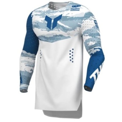 Jerseuri motocross THOR SPORTMODE RECON WH/BLUE Jerseuri motocross THOR SPORTMODE RECON WH/BLUE