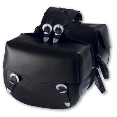 Saci din piele pentru motocicletă A-PRO BIG TAIL BLACK