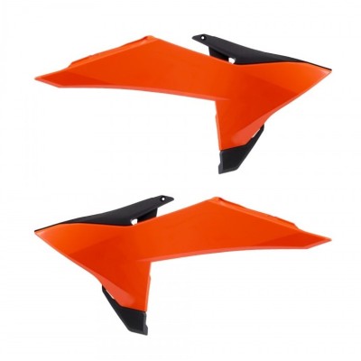 Capac din plastic pentru radiator Polisport KTM SX/SX-F/XC/XC-F (2025-26) Portocalie
