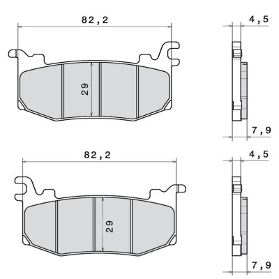 Plăcuțe BREMBO M588Z04
