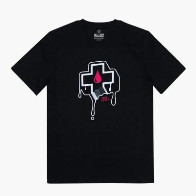 Tricou MUC-OFF MOUNTAIN CROSS BITE BLACK
