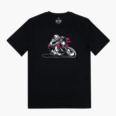 Tricou MUC-OFF MOTO SKULL BLACK