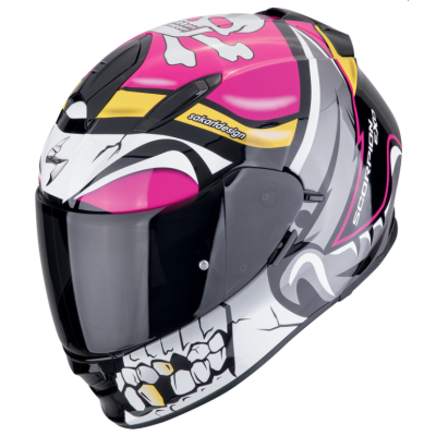 Cască SCORPION EXO-491 PIRATE Pink