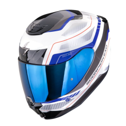 Cască SCORPION EXO-391 LEO Alb-Albastru Cască SCORPION EXO-391 LEO Alb-Albastru