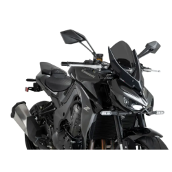 Parbriz Puig New Generation Touring Kawasaki Z1100 2026, Z1100 SE 2026 Dark Smoke Parbriz Puig New Generation Touring Kawasaki Z1100 2026, Z1100 SE 2026 Dark Smoke