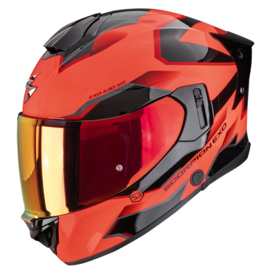 Cască SCORPION EXO-530 AIR CLIP Roșu-Negru