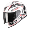 Cască SCORPION EXO-530 AIR SLOPE White-Black-Red