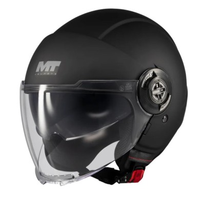 CASCA PENTRU SCUTER MT VIALE SV S PURE A1 NEGRU MATT