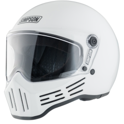 Casca SIMPSON M30 Matt White Casca SIMPSON M30 Matt White