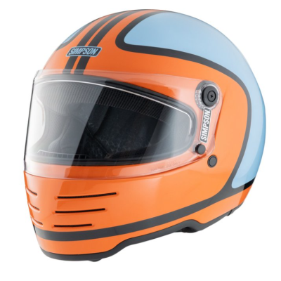 Casca SIMPSON M62 Hondo Orange/Blue Casca SIMPSON M62 Hondo Orange/Blue