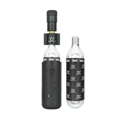 Cartușe Peaty's Holeshot CO2 Tyre Inflator - 16g Negru