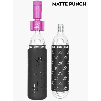 Cartușe Peaty's Holeshot CO2 pentru umflarea anvelopelor - 16g Matte Punch