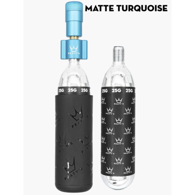 Cartușe Peaty's Holeshot CO2 Tyre Inflator - 16g Matte Turquoise