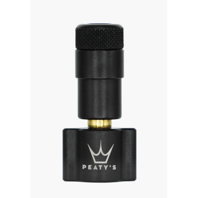 Cap pentru cartușe Peaty's Holeshot CO2 Tyre Inflator Head - Negru