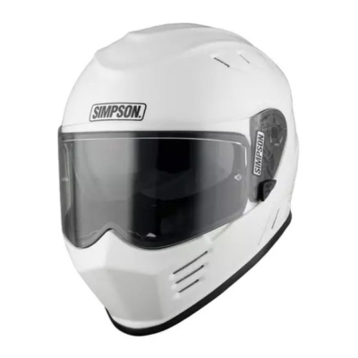 Cască SIMPSON Venom 06 Solid Gloss White