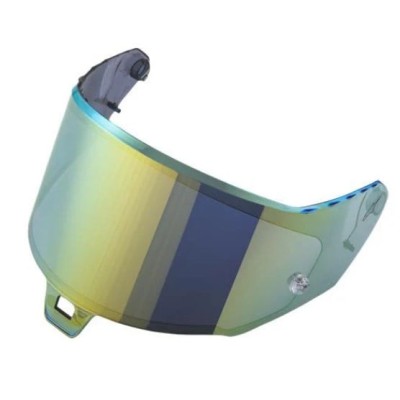 Vizor iridiu pentru cască ALPINESTARS Supertech R10 GOLD MIRROR