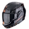 Casca modulară SCORPION EXO-TECH EVO TRAVELLER Black-Copper