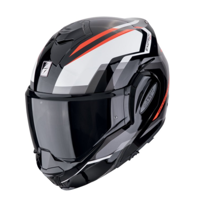 Casca modulară SCORPION Exo-Tech Evo FURIO BLACK/RED