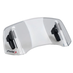 Parbriz suplimentar ajustabil PUIG clip-on 300x130mm fum Parbriz suplimentar ajustabil PUIG clip-on 300x130mm fum