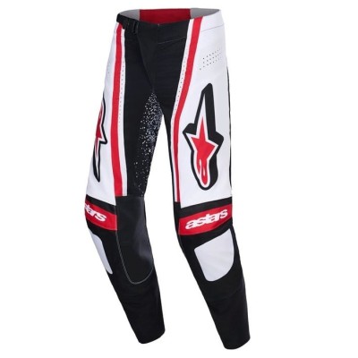 Pantaloni de motocross ALPINESTARS TECHSTAR NOMUR Black/White/Red
