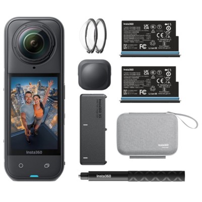 Pachet cameră de acțiune Insta360 X5 360° Essentials Bundle