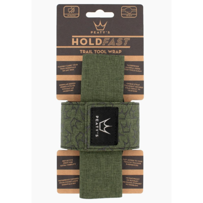 Curea Peaty's HoldFast Trail Tool Wrap - Moss Green