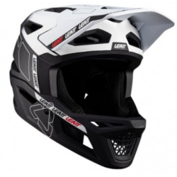 Cască de bicicletă LEATT MTB Gravity 6.0 Carbon V24 Alb Cască de bicicletă LEATT MTB Gravity 6.0 Carbon V24 Alb