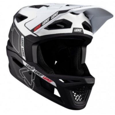Cască de bicicletă LEATT MTB Gravity 6.0 Carbon V24 Alb Cască de bicicletă LEATT MTB Gravity 6.0 Carbon V24 Alb