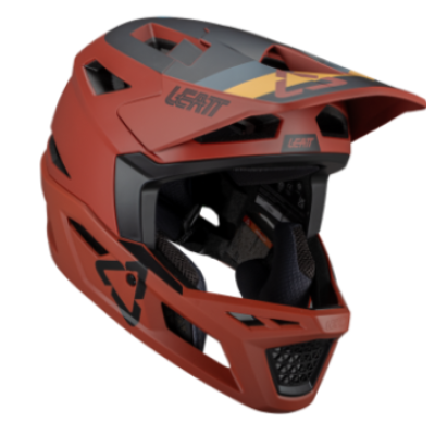 Cască de bicicletă LEATT MTB Gravity 4.0 V25 Lava Cască de bicicletă LEATT MTB Gravity 4.0 V25 Lava