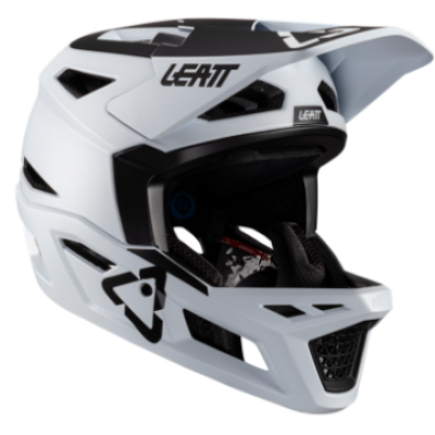 Cască de bicicletă LEATT MTB Gravity 4.0 V24 Alb Cască de bicicletă LEATT MTB Gravity 4.0 V24 Alb