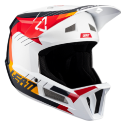 Cască de bicicletă LEATT MTB Gravity 2.0 V24 Alb/Roșu Cască de bicicletă LEATT MTB Gravity 2.0 V24 Alb/Roșu
