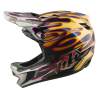 Cască de bicicletă Troy Lee Designs D4 Carbon MIPS Overspray Gold / Black