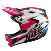Cască de bicicletă Troy Lee Designs D4 Polyacrylite Helmet MIPS Romaer Magenta