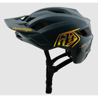Cască de bicicletă Troy Lee Designs Flowline Helmet MIPS Point Gray / Gold Cască de bicicletă Troy Lee Designs Flowline Helmet MIPS Point Gray / Gold